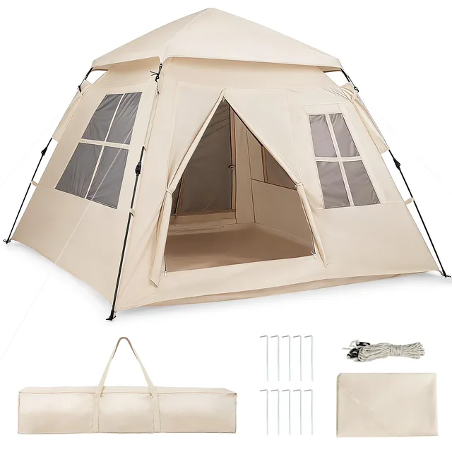 Camping Tent 4 person waterproof heavy-duty