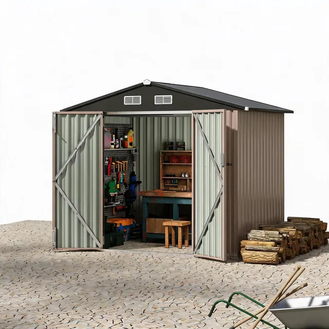 Carport black gray