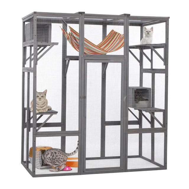 Furniture & Enrichment 70" gray 62.41"