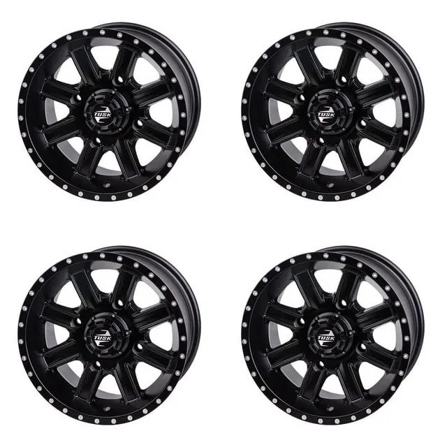 Wheel 4 pack black 10mm