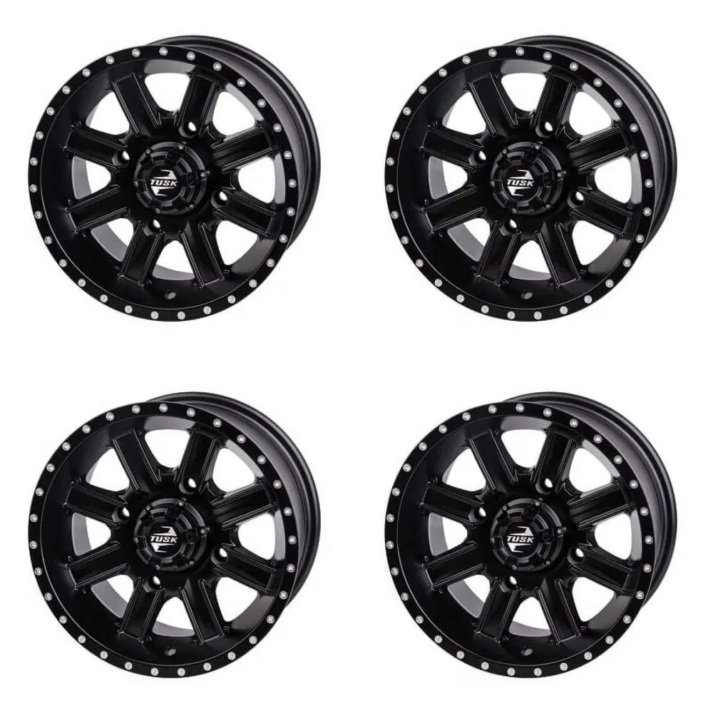 Wheel 4 pack black 10mm