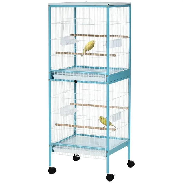Cage Bird 55" 2 in blue