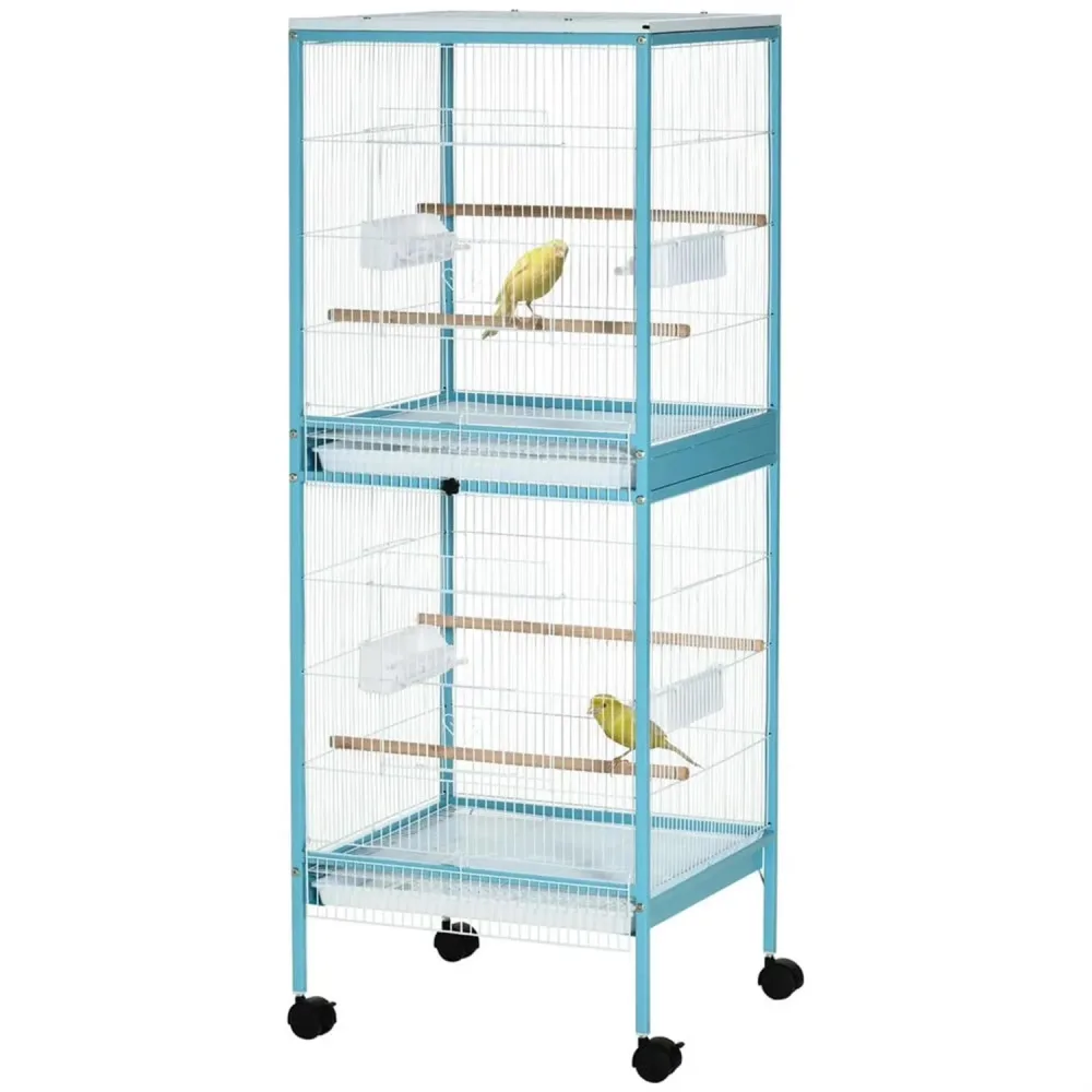 Cage Bird 55" 2 in blue