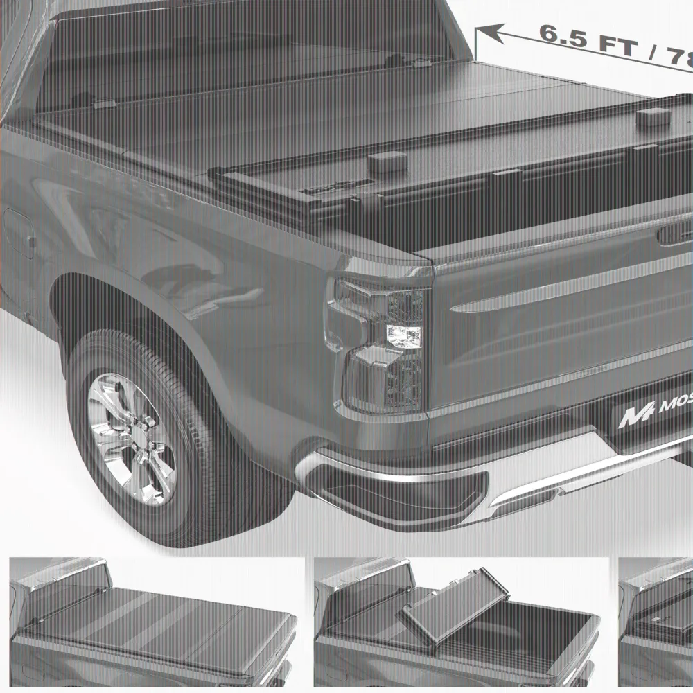 Tonneau Cover 6.5ft 6.5 ft 78"