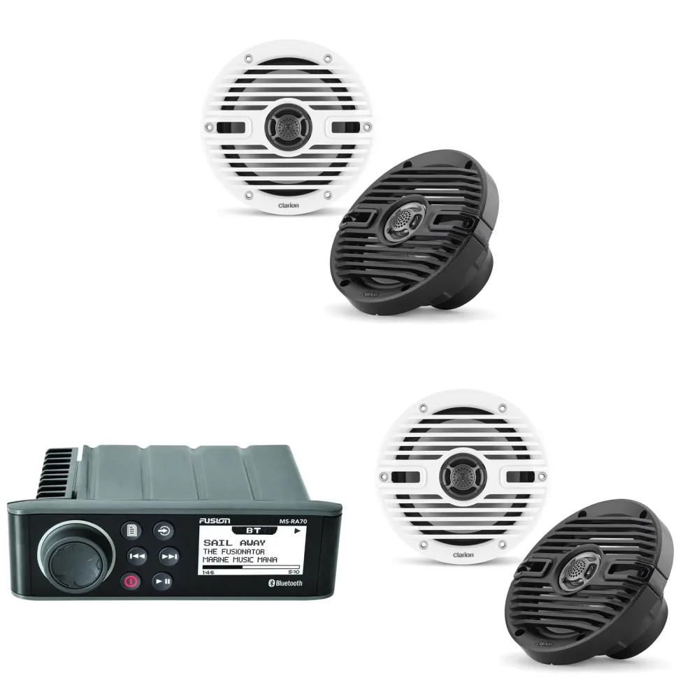 Speaker 2 pair white black