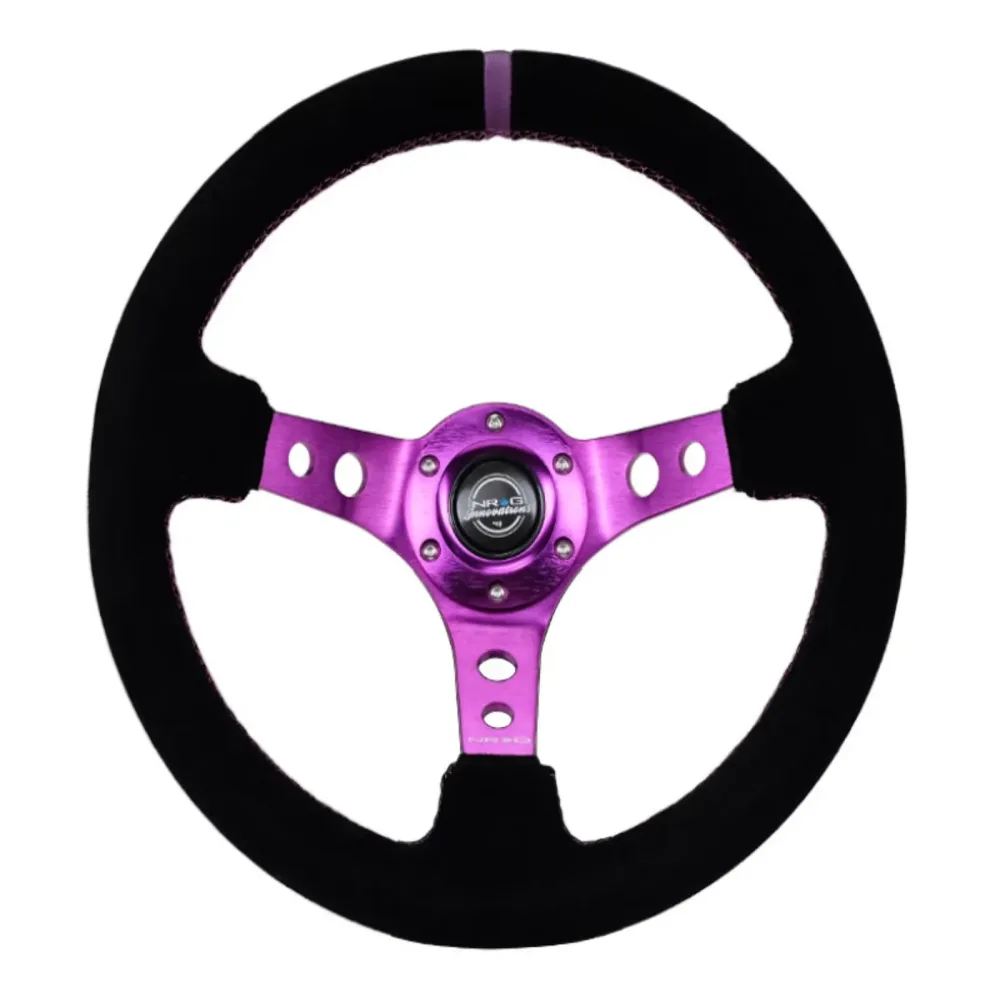 Reinforced Steering 350mm 3in black