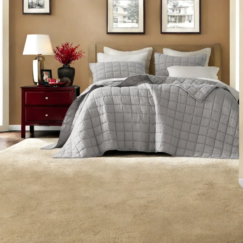 Bedding gray 108" 92"