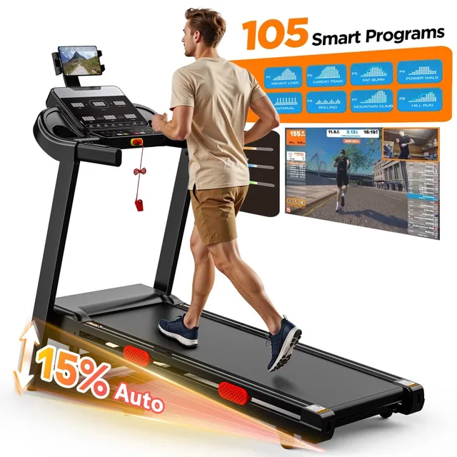 Treadmill 3.9hp 340lbs 42.3"