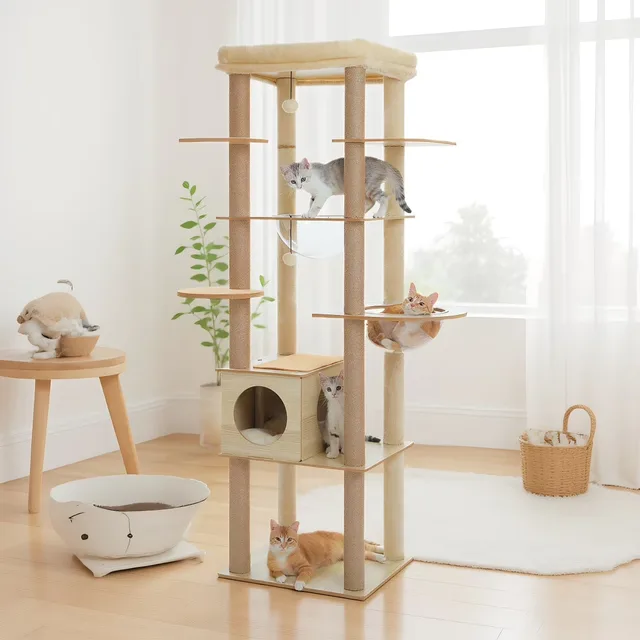 Furniture & Enrichment 71" beige 21.2"