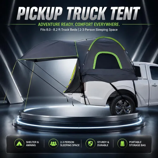 Pickup Truck 8.0-8.2 ft 2-3 person waterproof