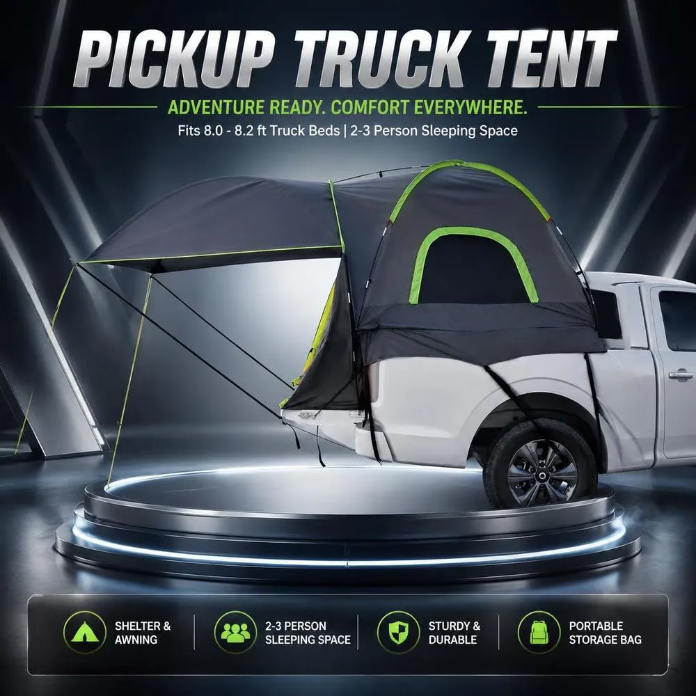 Pickup Truck 8.0-8.2 ft 2-3 person waterproof