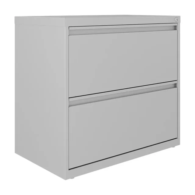 Filing Cabinet 30" white silver