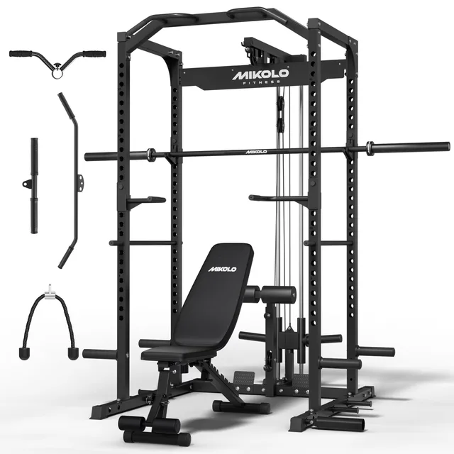 Squat Rack red black 1000 lbs