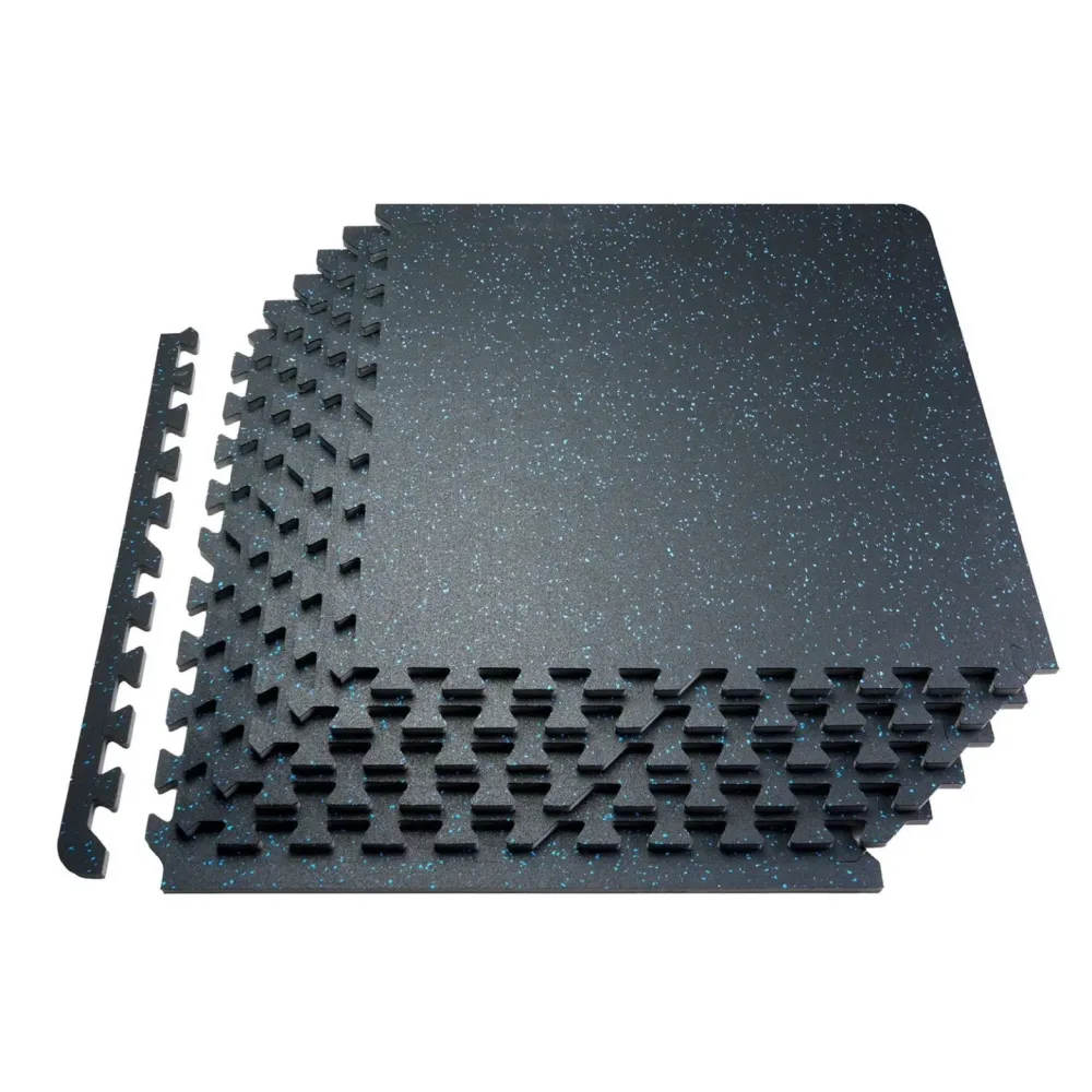 Floor Mats 0.56" black blue