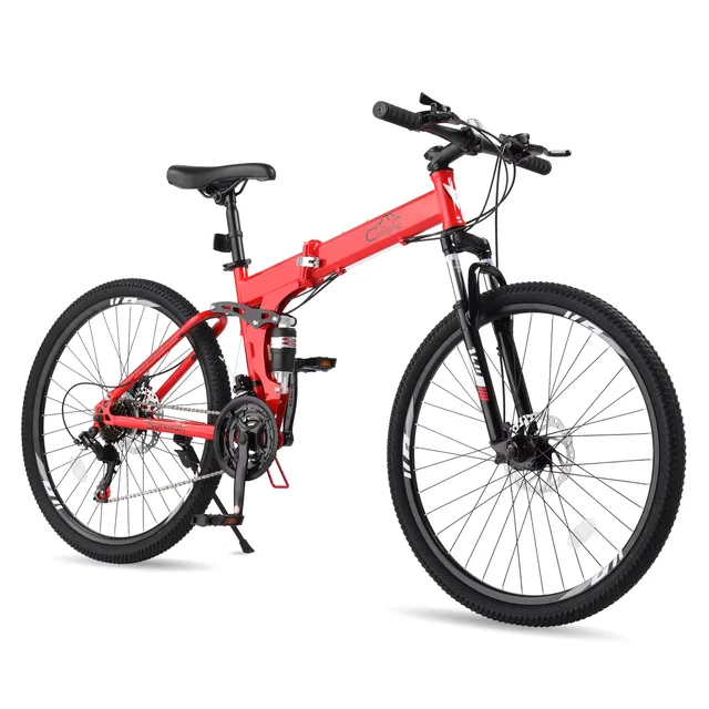 Mountain Bike 27.5in folding red