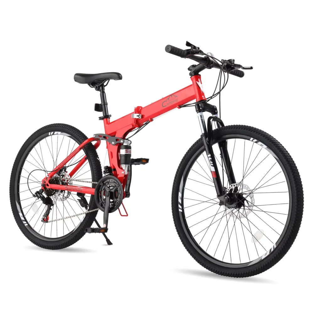 Mountain Bike 27.5in folding red