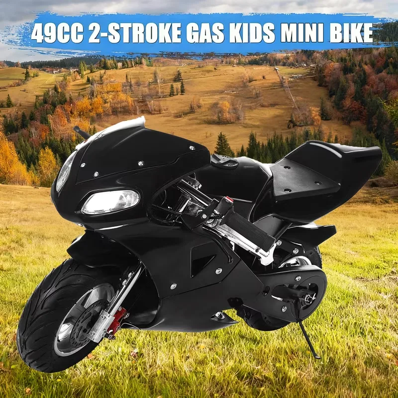 Gas Motorcycle 170 lb 11" black