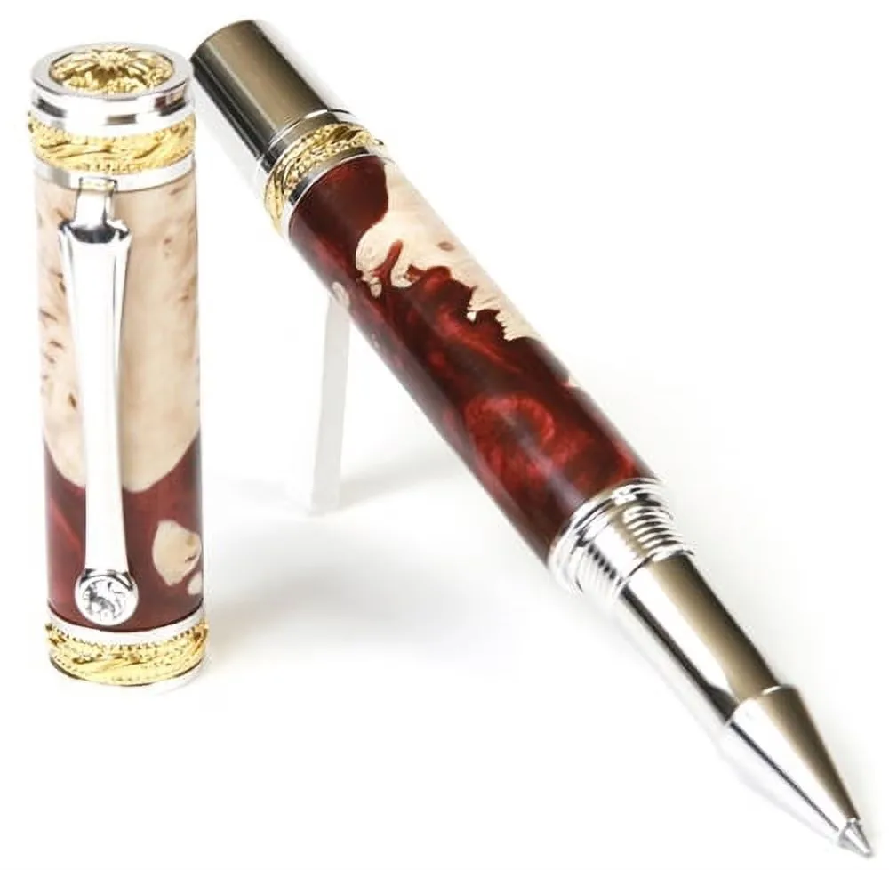 Rollerball Pen red black
