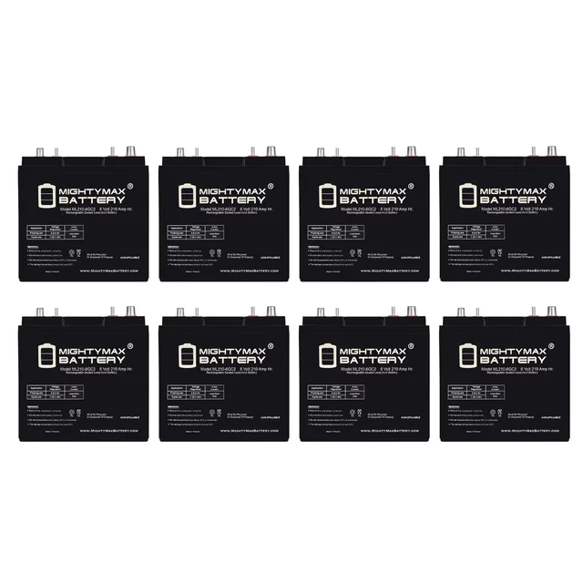 Battery 6v 8 pack 6 volt