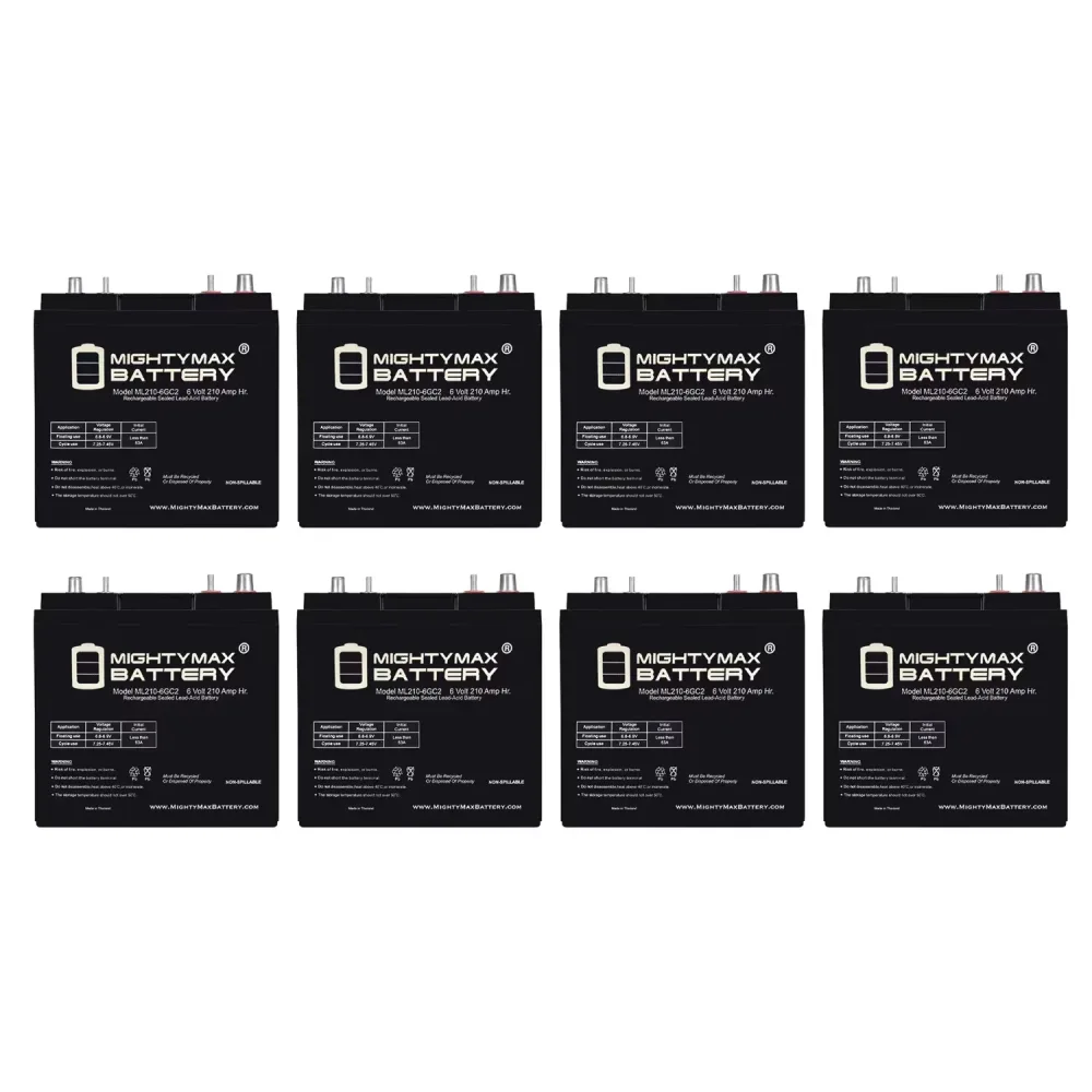 Battery 6v 8 pack 6 volt