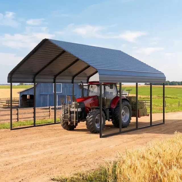 Metal Carport 10' 20' heavy-duty