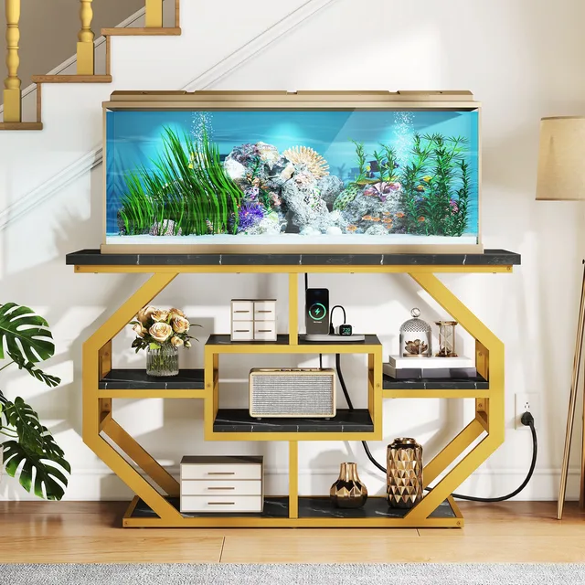 Aquarium Stand 860 lbs black 30.5 inches