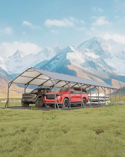 Metal Carport 20 ft 40 ft 12 ft