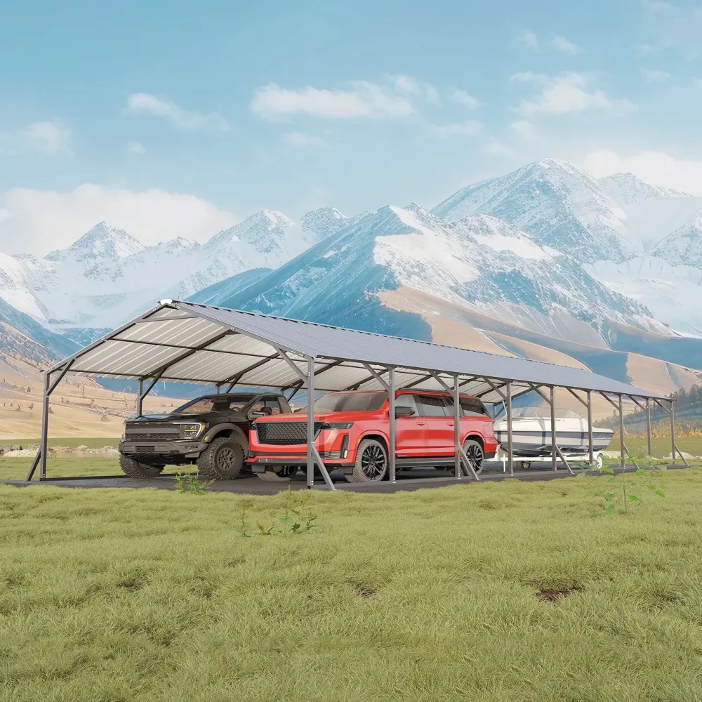 Metal Carport 20 ft 40 ft 12 ft