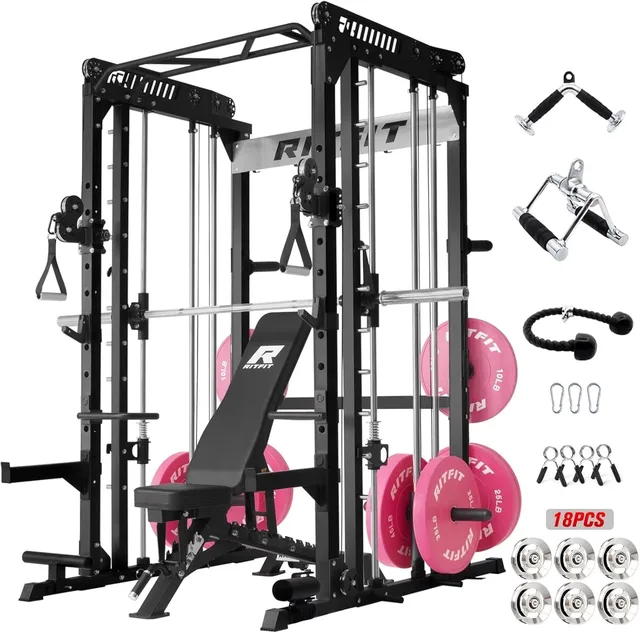 Smith Machine 260lbs black 64.5"