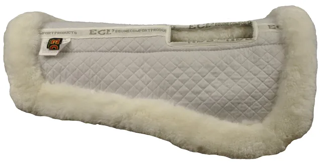 Saddle Pad white 2" 25"