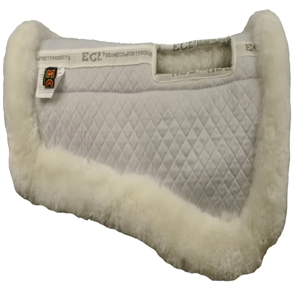 Saddle Pad white 2" 25"
