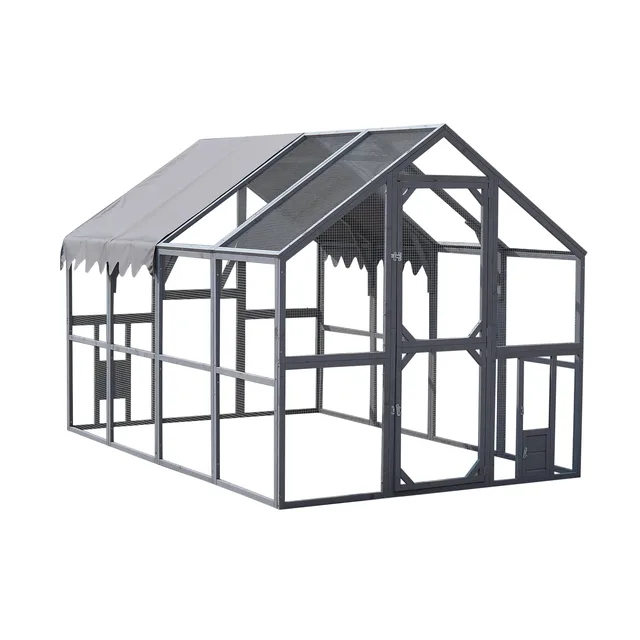 Chicken Coop waterproof 111.5 in 75.25 in