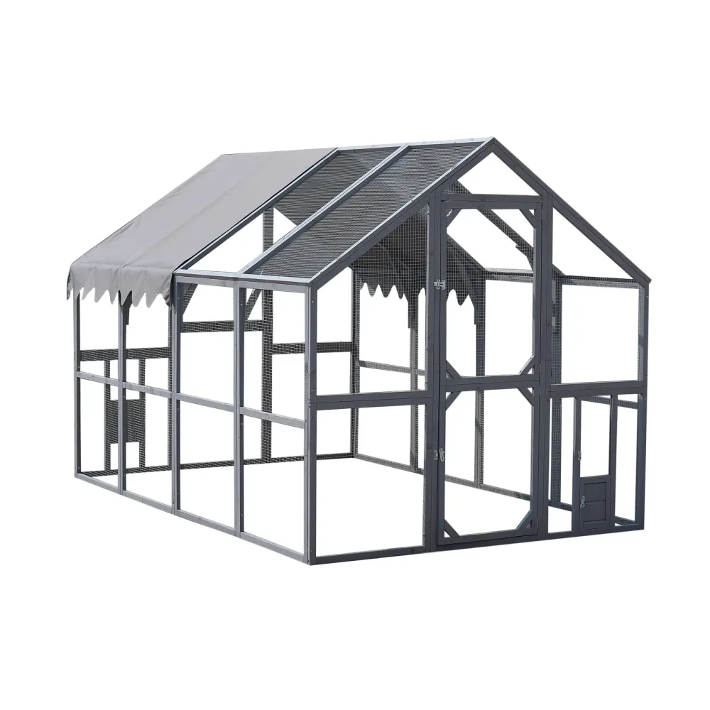 Chicken Coop waterproof 111.5 in 75.25 in