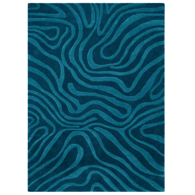Rug 5 ft 7 ft blue