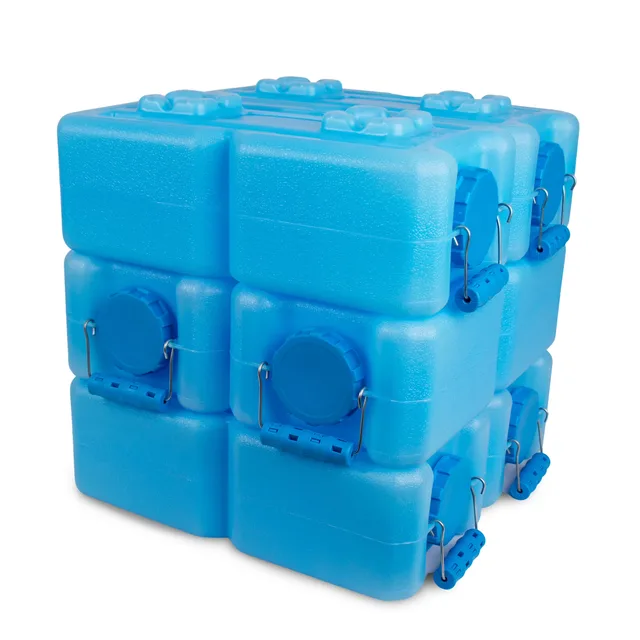 Storage 3.5 gallon 6 pack blue