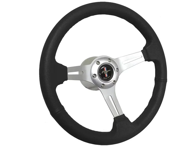 Wrapped Steering black 14" 2.5"