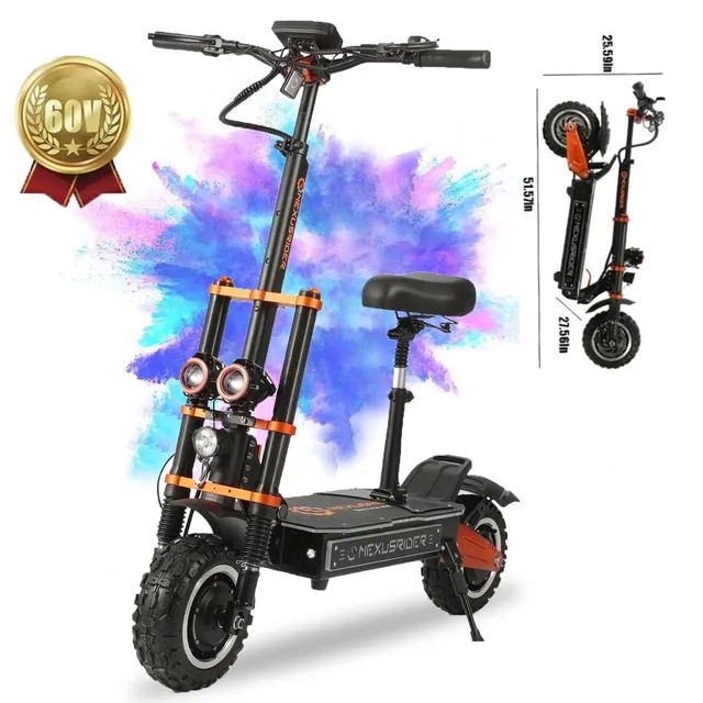 Electric Scooter 6000w 11" adjustable