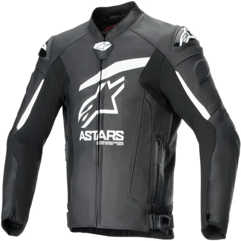 Mens Motorcycle black white 1.3mm