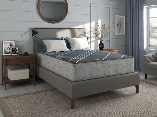 Bedroom 13 inch grey blue