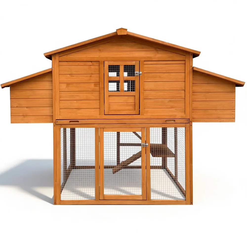 Chicken Coop orange 70" 42"
