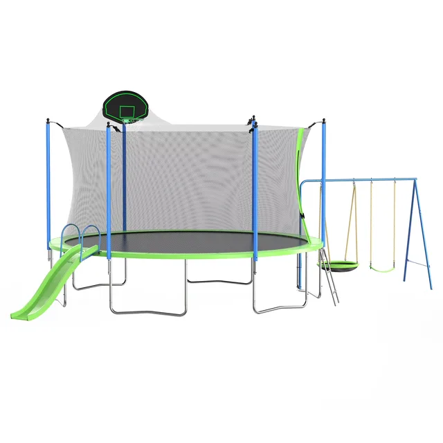 Steel Frame 14ft green 6 w