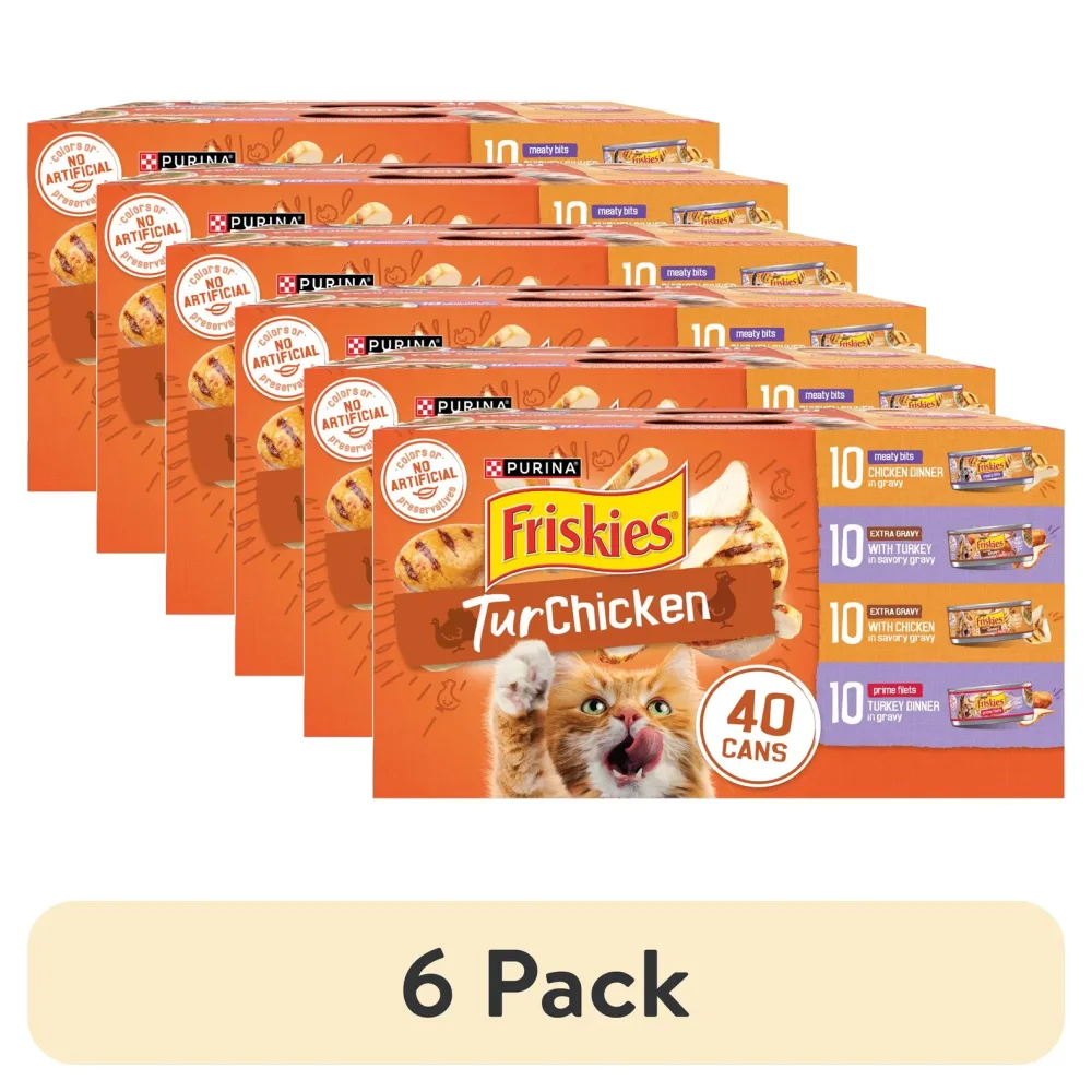 Cat Food 6 pack 5.5 oz 40 pack