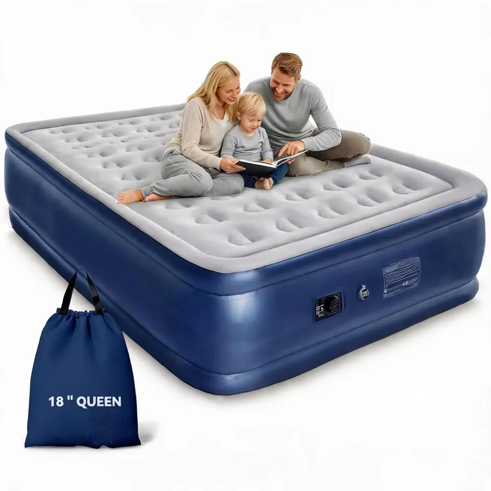 Air Mattress 18 inch blue 80 inches