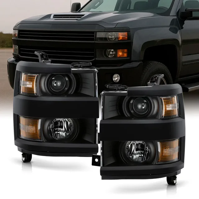 Projector Headlights black led