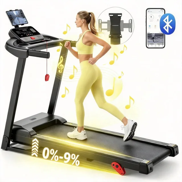 Treadmill 3.5hp 300 lbs adjustable