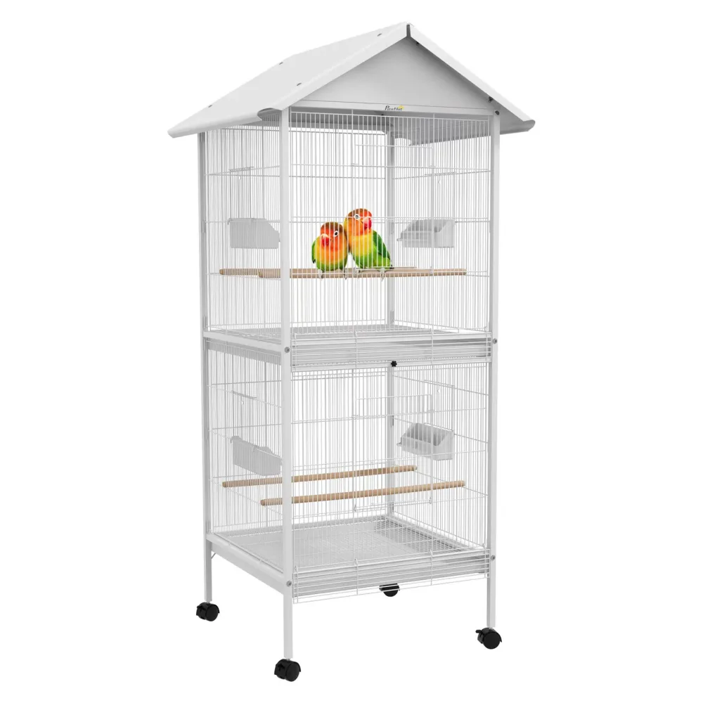 Bird Cage 67" white 28.25"