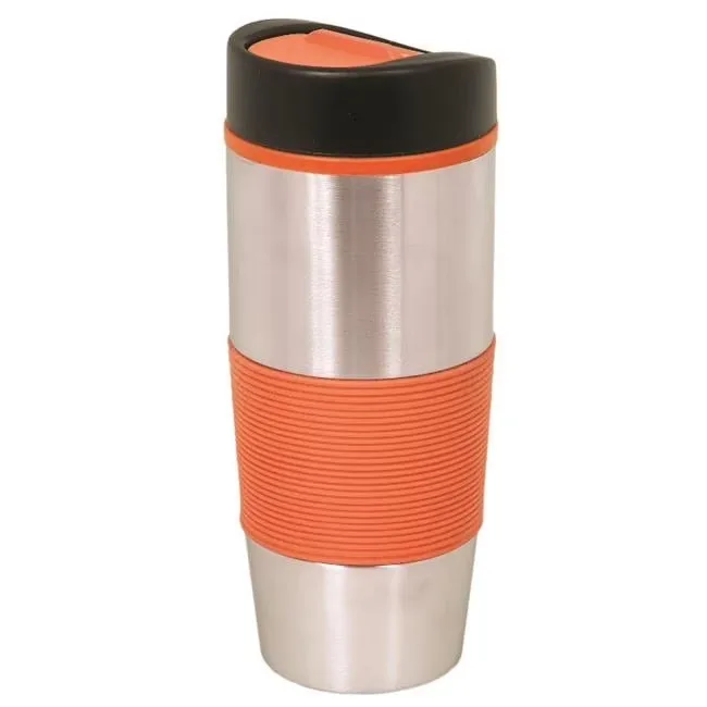 Coolers & Hydration 17 oz orange silver