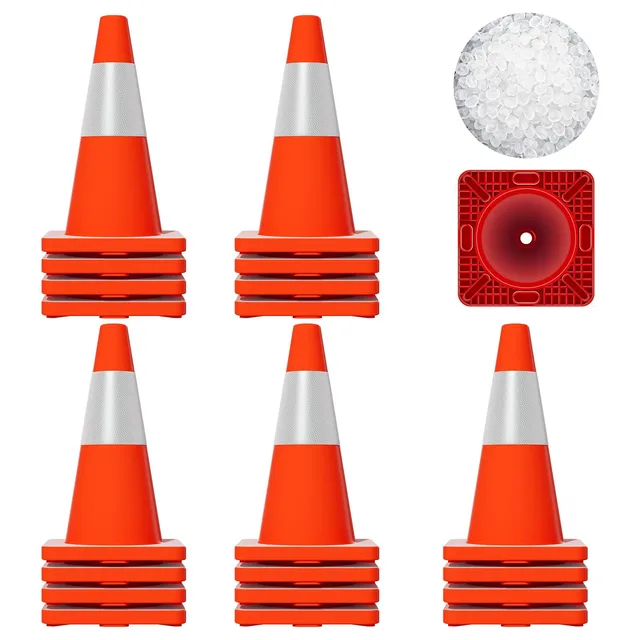 Safety Cones 18 inch orange 10.8 inch