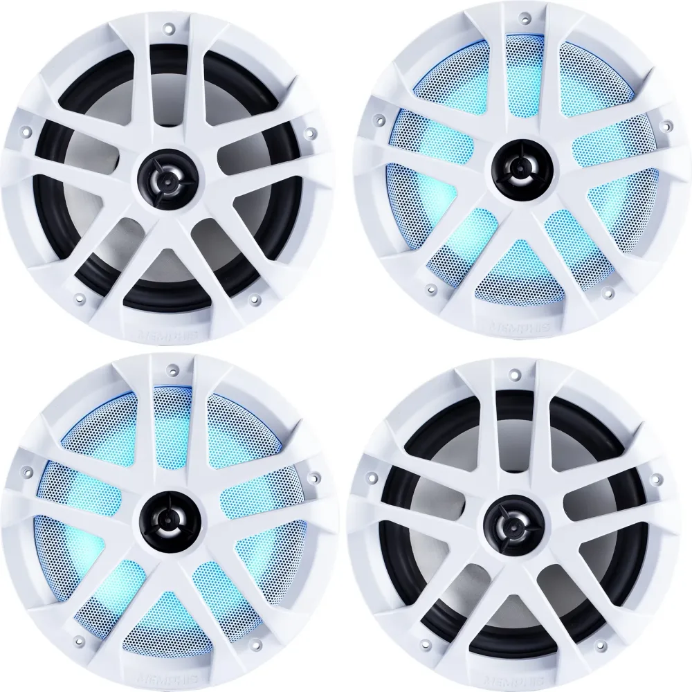 Memphis Audio 8" 2 pair led