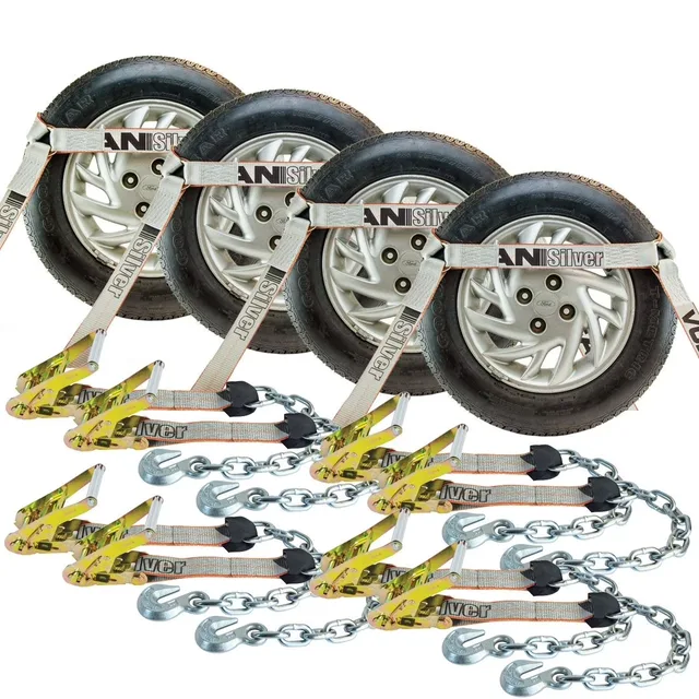 Moving & Storage 4 pack 3300 lbs silver
